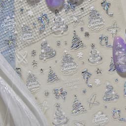 1pcs 5D Diamond Butterfly Nail Art Stickers Holographic Butterfly Nail Decorations Decals DIY Self-Adhesive Slider Accessories