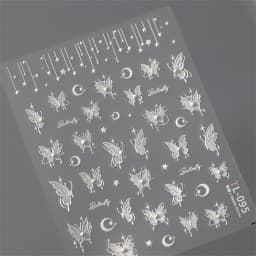 1pcs 5D Diamond Butterfly Nail Art Stickers Holographic Butterfly Nail Decorations Decals DIY Self-Adhesive Slider Accessories