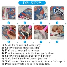5D Diamond Painting Kits for Adults Full Round Diamond Art Butterfly is Very Suitable for Beginner and Gifts for Wall Home Decor