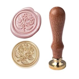 Wax Seal Copper Head Curlicue Vintage Rose DIY Scrapbooking Vintage Wax Sealing Stamp Invitation/Envelop Gift