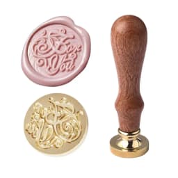 Wax Seal Copper Head Curlicue Vintage Rose DIY Scrapbooking Vintage Wax Sealing Stamp Invitation/Envelop Gift