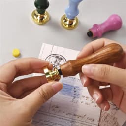 Wax Seal Copper Head Curlicue Vintage Rose DIY Scrapbooking Vintage Wax Sealing Stamp Invitation/Envelop Gift