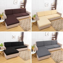 Real Waterproof Sofa Cushion Cover For Home Solid color Protector Sofa Cover Cheap Sofa Seat Cover Slipcover Furniture Protector