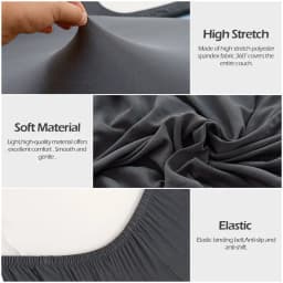 Real Waterproof Sofa Cushion Cover For Home Solid color Protector Sofa Cover Cheap Sofa Seat Cover Slipcover Furniture Protector