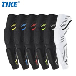 1 Pcs Professional Padded Arm Sleeves, Youth and Adult Elbow Forearm Crashproof Pads for Football Basketball Volleyball Soccer