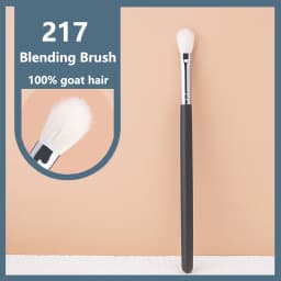 217 Eyeshadow Blending Brush 100% Goat Hair Eye Shadow Makeup Brushes Eyeshadow Crease Brush Fluffy Eyeshadow Blending Brush
