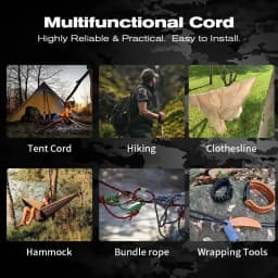 550 Paracord 5 15 30 M Dia.4mm 7-Cores Cord Parachute Rope Camping Accessories Outdoor Lanyard For Hiking Survival