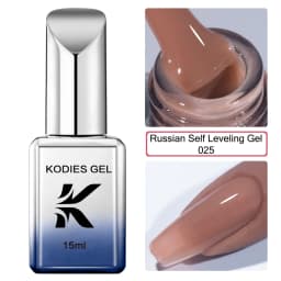 KODIES GEL NEW Self Leveling Gel Nail Polish 15ml Semi Permanent UV Spring Nude Color C Arc French Gel Manicure Salon Quality
