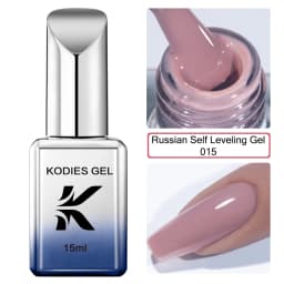KODIES GEL NEW Self Leveling Gel Nail Polish 15ml Semi Permanent UV Spring Nude Color C Arc French Gel Manicure Salon Quality