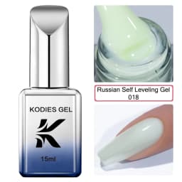 KODIES GEL NEW Self Leveling Gel Nail Polish 15ml Semi Permanent UV Spring Nude Color C Arc French Gel Manicure Salon Quality