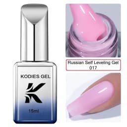 KODIES GEL NEW Self Leveling Gel Nail Polish 15ml Semi Permanent UV Spring Nude Color C Arc French Gel Manicure Salon Quality