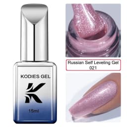 KODIES GEL NEW Self Leveling Gel Nail Polish 15ml Semi Permanent UV Spring Nude Color C Arc French Gel Manicure Salon Quality