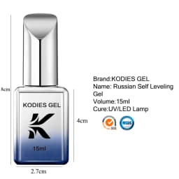 KODIES GEL NEW Self Leveling Gel Nail Polish 15ml Semi Permanent UV Spring Nude Color C Arc French Gel Manicure Salon Quality