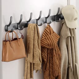 Punch-free Door Behind Hook Storage Wall Hanging Clothes Hanger Coat Hook No Drill Hanger Bedroom Organizer Storage Kitchen Acc