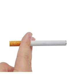 Creative cigarette shaped metal pipe washable portable filtering aluminum pipe Durable Ceramic tobacco Cigarette pipe