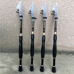 1.6-2.4m Telescopic Fishing Rods Ultralight Weight Spinning Casting Carbon Pole Fishing Accessories Lure Weight 10-30g