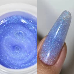 MSHARE 50g Shimmer Pink White Acrylic Gel TPO Free Glitter Shiny Extension Acryl Hard Gel Nails Sculpting Construction