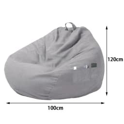 Lazy Seat Chair Sofa Cover Large Bean Bag Couch Soft Fluffy Breathable Adult Child Tatami Living Room Decorative without Filler