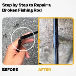 FishTrip Fishing Carbon Fiber Sticks Kit for Rod Repair High Strength 1mm~10mm*10cm for Repair Broken Fishing Rod