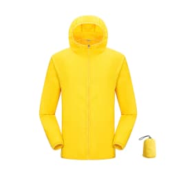 JNLN Men Women Waterproof Hiking Jackets Quick Dry Camping Windbreaker Unisex Outdoor Trekking Raincoat Anti UV Packable Clothes