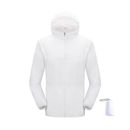 JNLN Men Women Waterproof Hiking Jackets Quick Dry Camping Windbreaker Unisex Outdoor Trekking Raincoat Anti UV Packable Clothes