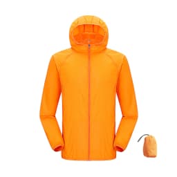 JNLN Men Women Waterproof Hiking Jackets Quick Dry Camping Windbreaker Unisex Outdoor Trekking Raincoat Anti UV Packable Clothes