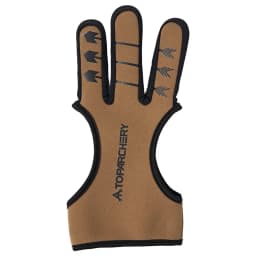 Archery Glove Three Finger Guard Shooting Gloves Finger Tab for Men Women Adults Youth Beginner Recurve Bow Hunting Accessories