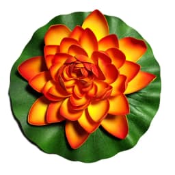 10/17/28cm Lotus Artificial Flower Floating Fake Lotus Plant Lifelike Water Lily Micro Landscape for Pond Garden Decor