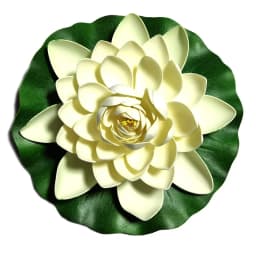 10/17/28cm Lotus Artificial Flower Floating Fake Lotus Plant Lifelike Water Lily Micro Landscape for Pond Garden Decor