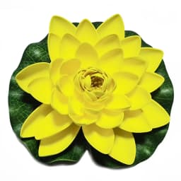 10/17/28cm Lotus Artificial Flower Floating Fake Lotus Plant Lifelike Water Lily Micro Landscape for Pond Garden Decor