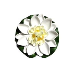 10/17/28cm Lotus Artificial Flower Floating Fake Lotus Plant Lifelike Water Lily Micro Landscape for Pond Garden Decor