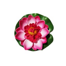 10/17/28cm Lotus Artificial Flower Floating Fake Lotus Plant Lifelike Water Lily Micro Landscape for Pond Garden Decor