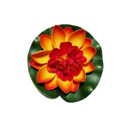 10/17/28cm Lotus Artificial Flower Floating Fake Lotus Plant Lifelike Water Lily Micro Landscape for Pond Garden Decor
