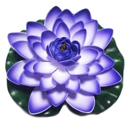 10/17/28cm Lotus Artificial Flower Floating Fake Lotus Plant Lifelike Water Lily Micro Landscape for Pond Garden Decor