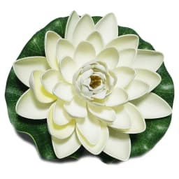 10/17/28cm Lotus Artificial Flower Floating Fake Lotus Plant Lifelike Water Lily Micro Landscape for Pond Garden Decor