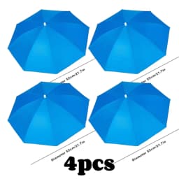 Foldable Headwear Umbrella Portable Waterproof Fishing Hat 55CM Hands-Free Rain Hat For Hiking Camping Camouflage Umbrella Adult