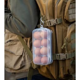Outdoor Shockproof Egg Box Storage Box, Portable Camping Shatterproof Egg Tray, Home Plastic Protection Box, Travel Shatterproof