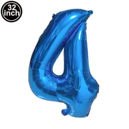 Blue Large Numbers Balloon 32 Inch 0 1 2 3 4 5 6 7 8 9 Birthday Digit Bachelorette Balloons Figure Golob Party Ballon Decoration