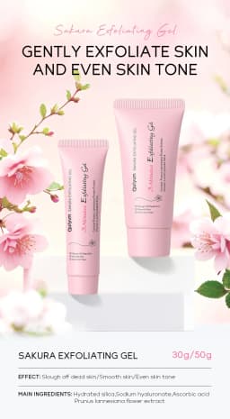 Sakura Exfoliating Peeling Gel Facial Scrub Moisturizing Nourishing Repair Scrubs Face Cream Beauty Skin Care 30g/50g