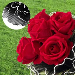 Flower Wrapping Paper with Pearl Edges, Black Bouquet Wrapping Paper, Korean Florist Flower Wrapping Paper, Wedding Gift Wrappin