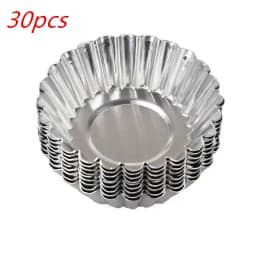 10/20/30pcs Egg Tart Mold Good Thermal Conductivity Light And Durable Easy To Demould for Baking Mini Tarts Pies Cupcakes Muffin