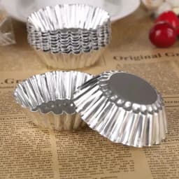 10/20/30pcs Egg Tart Mold Good Thermal Conductivity Light And Durable Easy To Demould for Baking Mini Tarts Pies Cupcakes Muffin