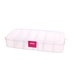 5/6-grid Portable Plastic Hair Clips Jewelry Storage Box Accessories Organizer Household Travel Supplies With Dust Proof