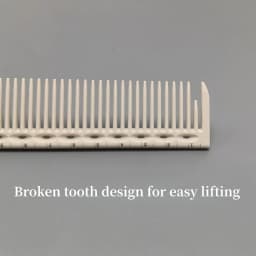 Hair Cutting Comb With Scale Cyan Yellow Ruler Haircut Combs Barber Shop Hairdressing Hairbrush Salon Styling Tools Y0521