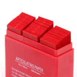 300Sheets Dental Articulating Paper Double-sided Bite Strips Blue / Red 55*18mm Tooth Whitening Articulation Paper Materials