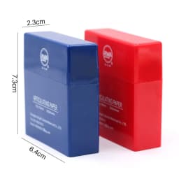 300Sheets Dental Articulating Paper Double-sided Bite Strips Blue / Red 55*18mm Tooth Whitening Articulation Paper Materials