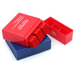 300Sheets Dental Articulating Paper Double-sided Bite Strips Blue / Red 55*18mm Tooth Whitening Articulation Paper Materials