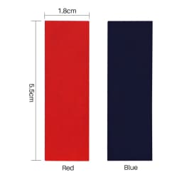 300Sheets Dental Articulating Paper Double-sided Bite Strips Blue / Red 55*18mm Tooth Whitening Articulation Paper Materials