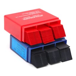 300Sheets Dental Articulating Paper Double-sided Bite Strips Blue / Red 55*18mm Tooth Whitening Articulation Paper Materials