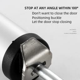 Automatic Door Soft Close 90 Degrees Within The Positioning Stop Buffer Adjustment,Door Closer Furniture Hardware